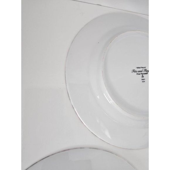Fitz & Floyd Mille Fleurs Fine Porcelain salad plates Japan 459 - Picture 10 of 10
